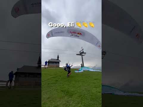 The first woman EVER to finish #redbullxalps 🥳Congrats, Eli👏👏👏 #paragliding #adventure