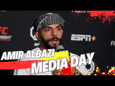 Amir Albazi: “I’M A FINISHER” | UFC Vegas 74 Media Day