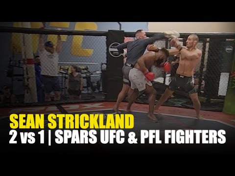 Sean Strickland spars UFC and PFL vets at the same time | UFC Fight Night Strickland Vs Magomedov.