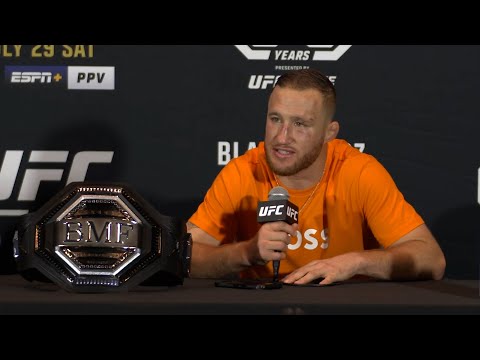 Justin Gaethje Post-Fight Press Conference | UFC 291