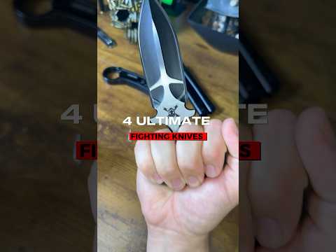 4 ULTIMATE Fighting Knives #shorts