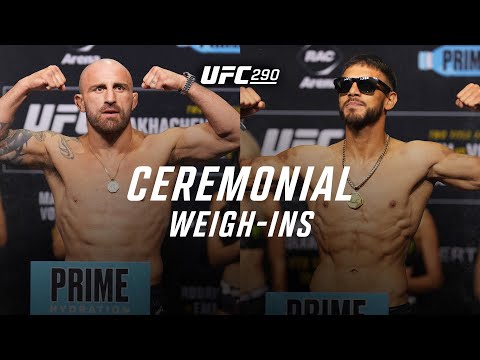 UFC 290: Ceremonial Weigh-In