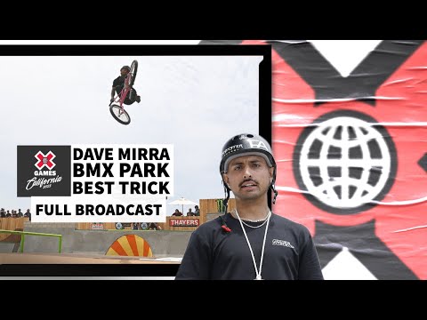 Dave Mirra BMX Park Best Trick: FULL COMPETITION | X Games California 2023