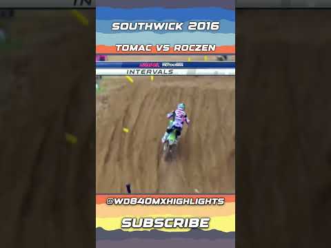 Tomac vs Roczen Southwick Motocross 2016