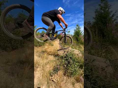 330lb Mountain Biker Does Expert Trail