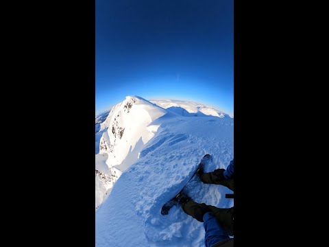 Travis Rice Bombs this chute in Alaska…