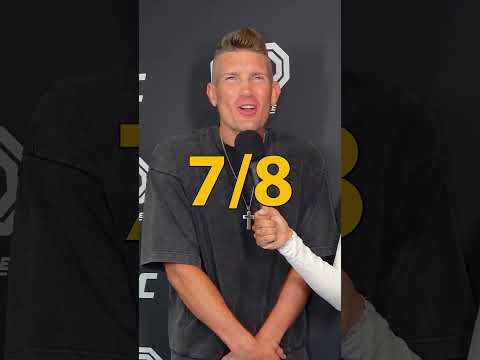 Asking UFC fighters to rate themselves 1-10 LOL #ufc #justingaethje #shorts