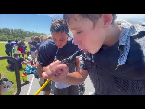 How to keep kids safe playing sports in the heat