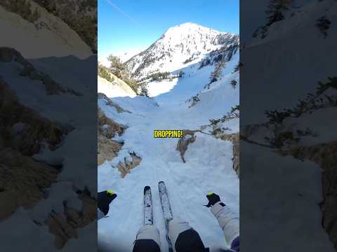 down the ELEVATOR SHAFT at SNOWBIRD! #skiing #skiingislife #ski