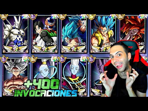 ¡400 INVOCACIONES VOY A POR TODOS LOS PERSONAJES! DRAGON BALL ULTIMATE FIGHTING