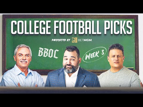 College Football Week 3 Picks: Tennessee vs Florida Bets | BBOC Best Bets Presented by BetMGM