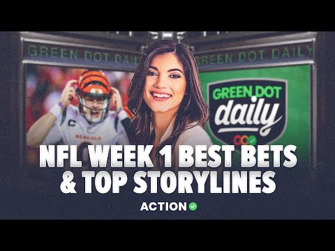 NFL Week 1 Best Bets | NFL Props | Green Dot Daily!