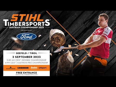 STIHL TIMBERSPORTS® Austrian Pro Championship 2023 (German commentary)