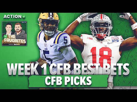 The BEST Week 1 College Football Bets & Underdogs! | CFB Picks & Predictions | The Favorites