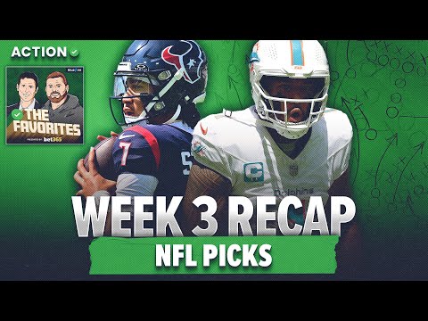NFL WEEK 3 REACTION & Early Week 4 BETTING PICKS! | NFL Predictions & Picks | The Favorites