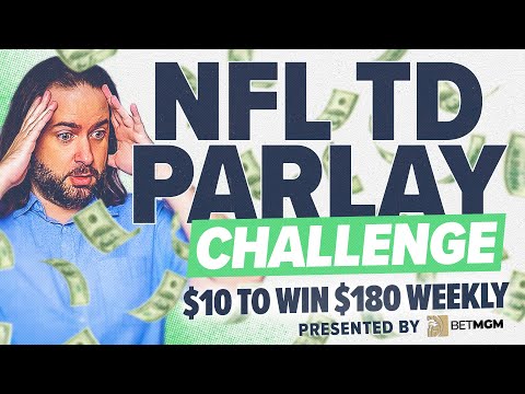 Turn $10 into $180 with this SPORTS BETTING CHALLENGE! Bet this NFL Parlay! NFL Week 1 Parlay Picks