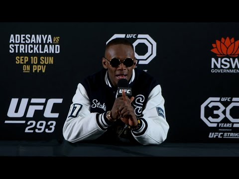 Israel Adesanya + Eugene Bareman Post-Fight Press Conference | UFC 293