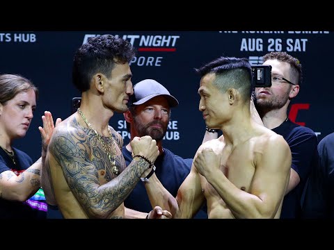 UFC Singapore: Weigh-In Faceoffs