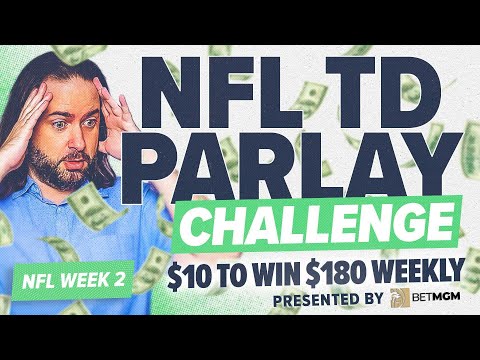 Turn $10 into $180 with this SPORTS BETTING CHALLENGE! Bet this NFL Parlay! NFL Week 2 Parlay Picks