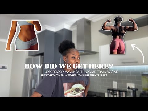 WORKOUT WITH ME: full upperbody workout, pre workout, supplements, creatine, tips, backgains