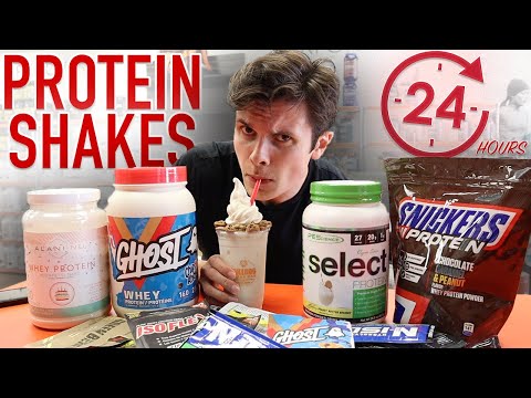 I Only Drank PROTEIN SHAKES For 24 HOURS   *PROTEIN POWDER REVIEW*