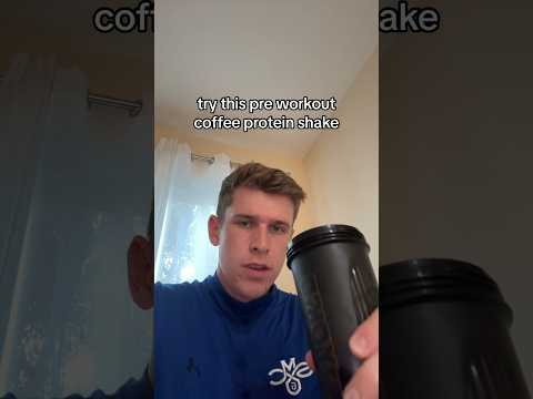 Try this pre workout coffee protein shake!