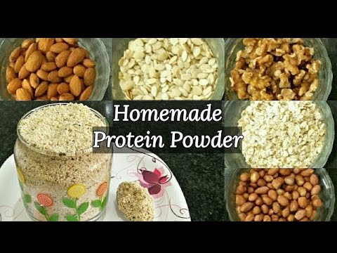 DIY Homemade Protein Powder Recipe | Easy Protein Powder Making at Home#trending