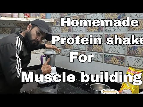 Homemade Mass Gainer Shake For Muscle 💪 Building ( NO SUPPLEMENT)