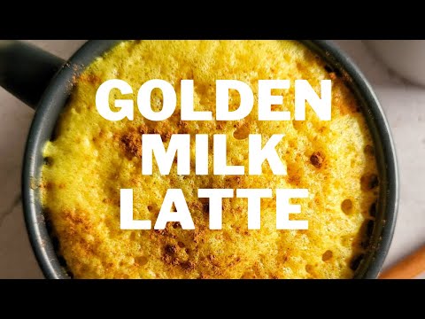 TURMERIC LATTE | GOLDEN MILK LATTE | TURMERIC MILK