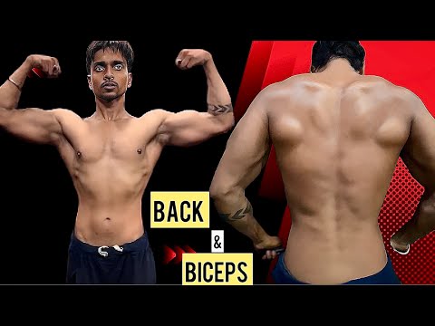 Best back and biceps workout |push pull legs workout split |post workout shake