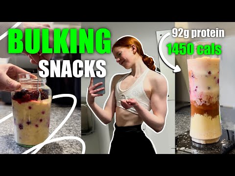 5 BEST BULKING Snacks || GAIN MUSCLE on a Budget