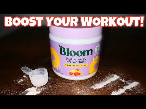 Bloom Nutrition High Energy Pre Workout Powder