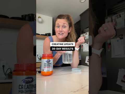 UPDATE: 30-Day Creatine Results (should women take it?) #shorts #creatine #supplements