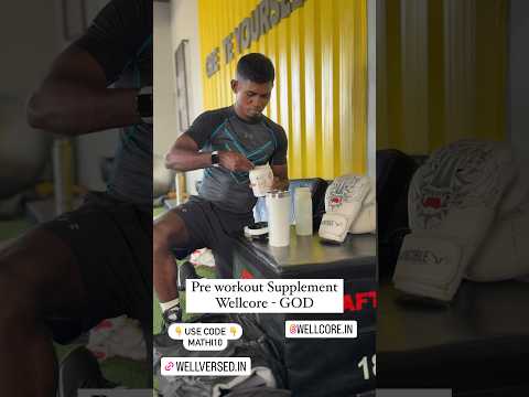 My preworkout supplement- @wellcore.in24 God – #preworkoutfuel #fit_tamila #coachmathi