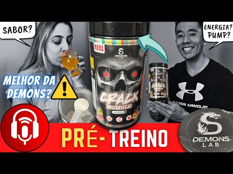 Pre Workout Crack Rumble Demons Lab | Melhor Pré Treino da Demons? Análise de Energia, Foco e Pump