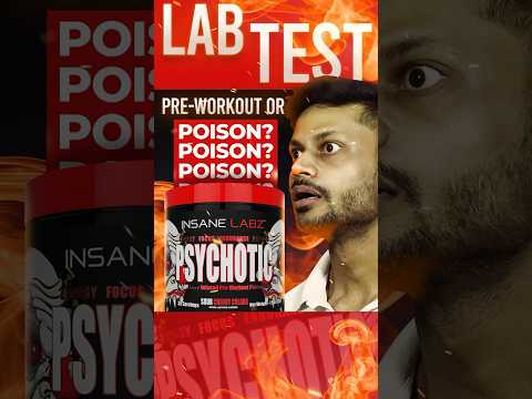 PSYCHOTIC PRE-WORKOUT SHOCKING LAB TEST RESULTS || #shorts #review #shortsyoutube