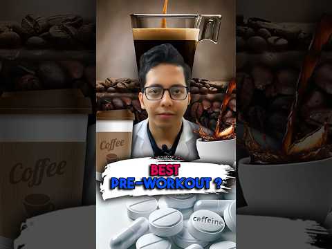 Coffee in Pre-Workout? | Best Pre-Workout | Dt.Bhawesh | #diettubeindia #dietitian #caffeine #shorts