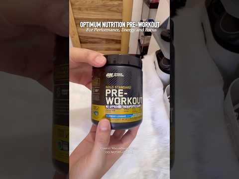 Fuel Your Workout with Optimum Nutrition Pre-Workout ⚡ | Energy + Focus + Performance